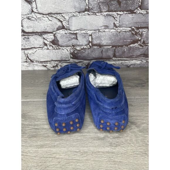 Alexander Trend Blue Suede Moccasins Driving Loafers Shoes Men’s Sz 12M US/45EU - Picture 4 of 16
